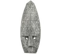 Masque mural en bois patiné