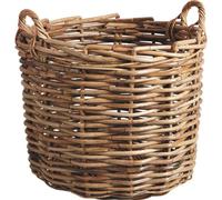 AUBRY GASPARD - Maxi Cache Pot Tressé en Rotin Poelet - Taille 2 - Ø 60 cm x Hauteur 60 cm - Finition Naturelle - Idéal pour Plantes d'Intérieur - Parfait pour Décoration et Ambiance Naturelle