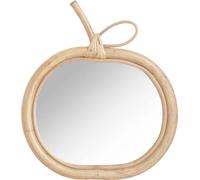 AUBRY GASPARD Miroir en rotin Pomme