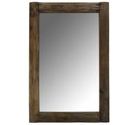 AUBRY GASPARD Miroir rectangulaire en Bois recyclé Rustique Rectangle