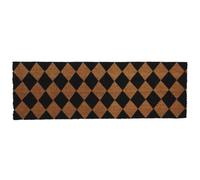 AUBRY GASPARD Paillasson Grande Taille en Coco 120 x 40 cm Damier