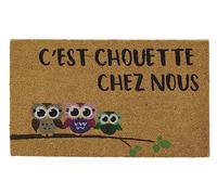 AUBRY GASPARD Paillasson Coco intérieur extérieur 75 x 45 cm C'est Chouette chez Nous