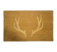 AUBRY GASPARD Paillasson Coco intérieur extérieur 75 x 45 cm Bois de cerf thermocompressé