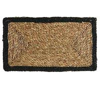 AUBRY GASPARD - Paillasson Coco Intérieur Extérieur avec Inscriptions Jacinthe - Envers Latexé Antidérapant - Design Charmant pour Une Entrée Accueillante - 35 x 60 cm