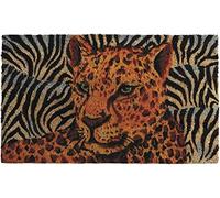 AUBRY GASPARD Paillasson Coco teintée 75 x 45 cm Panthère