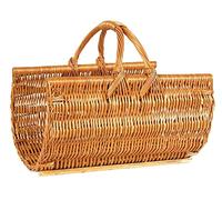 AUBRY GASPARD Panier à bûches en Osier Buff