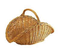 aubry gaspard panier à bûches en osier buff PBU1330