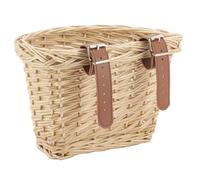 AUBRY GASPARD Panier à vélo en Osier Naturel Grand modèle