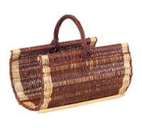 Aubry gaspard panier buches osier brut&blanc Blanc G