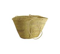 AUBRY GASPARD - Panier Cabas en Palmier Naturel - Léger Respirant Tressé Artisanalement - Usage Polyvalent Rangement Décoratif - 55 x 20 x 30-60 cm - Couleur Naturelle