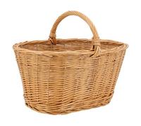 Panier crocane en osier buff