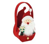 AUBRY GASPARD - Panier en Feutrine Naturelle pour Décoration De Noël - Dimensions 95X65X16 cm - Idéal pour Petits Cadeaux et Friandises - Couleur Naturel - Taille Compacte