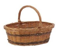 Aubry Gaspard - Panier Lucette en osier buff Bas Teinté G