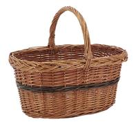 AUBRY GASPARD Panier Lucette en Osier Buff Droit