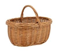 Aubry Gaspard Panier en osier PMA1720 45 x 34 x 24 cm Buff