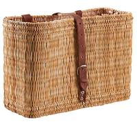 Panier à vélo en jonc naturel