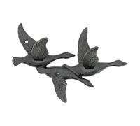 AUBRY GASPARD - Patère en Fonte 'Oies' Naturel - 20X135X7 cm - Design Unique et Durable - Idéale pour Intérieur et Extérieur - Installation Facile - Couleur Naturel - Taille 20X135X7 cm