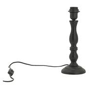 AUBRY GASPARD Pied de lampe en bois sculpté Bois noir