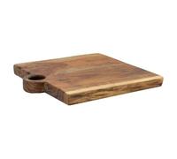 AUBRY GASPARD - Planche À Découper en Acacia Huilé 40X40 cm #EP 4 - Bois Dur Antibactérien - Design Élégant - Facile À Entretenir - Écologique et Durable - Naturel - 40X40 cm