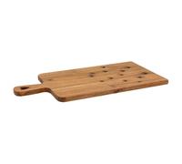 AUBRY GASPARD - Planche À Découper en Acacia Huilé avec Cœurs - 50X25X15 cm - Surface Durable et Élégante - Facile À Entretenir - Idéale pour La Cuisine - Naturel - 50X25X15 cm