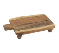 AUBRY GASPARD - Planche à Découper en Acacia sur Pieds - Finition Huilée - Dimensions 30 x 21 x 6 cm - Épaisseur 1,5 cm - Idéale pour Cuisine et Arts de la Table - Robuste et Élégante - Poids 1,25 kg