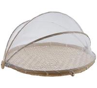 Plateau rond avec cloche filet 40 cm
