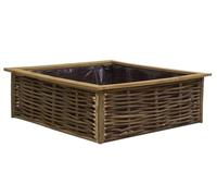 AUBRY GASPARD - Potager Carré Noisetier et Pin - 120 x 120 x 40 cm - Livré Kit avec Notice et Visserie - Facile à Monter - Idéal Cultiver Fruits et Légumes au Jardin