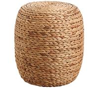 AUBRY GASPARD Pouf en Jacinthe tressée