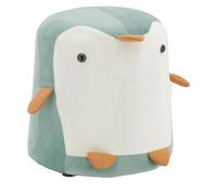 AUBRY GASPARD Pouf Pingouin en Velours