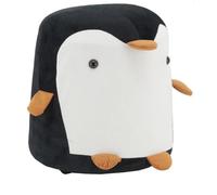 AUBRY GASPARD Pouf Pingouin en Velours
