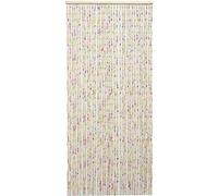 AUBRY GASPARD - Rideau de Porte Coloré Maïs Multicolore - 35 Pendants - 90x200 cm - Finition Naturelle Teintée - pour Portes Standard - Ajoute Couleur à l'Intérieur