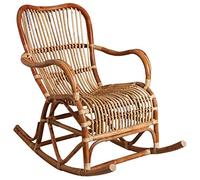AUBRY GASPARD Rocking Chair en rotin Naturel Paya