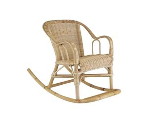 AUBRY GASPARD - Rocking Chair pour Enfant en Rotin Chloé - Dimensions 41 x 75 x 52 cm - Hauteur d'Assise 31 cm - Léger - Design Confortable et Sécurisé - Idéal pour la Chambre des Enfants