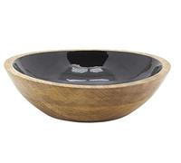 Saladier corbeille en manguier et résine Diamètre 25 cm