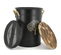 AUBRY GASPARD - Seau à pellets - Tabouret 2 en 1 Arbre de Vie