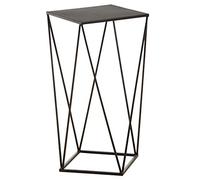 AUBRY GASPARD Sellette Design en métal Noir 36 x 36 x 61 cm