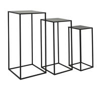 AUBRY GASPARD Sellettes Métal Noir Lot de 3