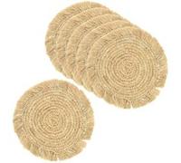 Set de table en raphia (Lot de 6) Rond