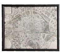 AUBRY GASPARD Tableau Plan de Paris
