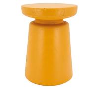 AUBRY GASPARD Tabouret en Bois Paulownia Bouchon Jaune