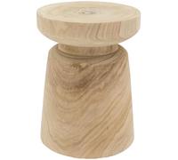AUBRY GASPARD Tabouret en Bois Paulownia Forme Bouchon Naturel Ø30 cm H40 cm