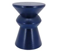 AUBRY GASPARD Tabouret en Bois Paulownia Pion Bleu