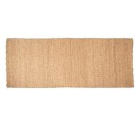 AUBRY GASPARD - Tapis en Jonc - 200 x 80 cm - Finitions 100% Naturel - Attaches en Nylon - Marron Clair - Entretien Facile - Design Épuré et Authentique pour Intérieur Élégant