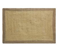 AUBRY GASPARD - Tapis en Jute Naturelle et Blanchie - 180 x 120 cm - Léger - Idéal pour Salon, Chambre ou Bureau - Texture Naturelle pour Ambiance Chaleureuse et Authentique