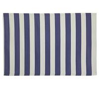 AUBRY GASPARD Tapis d'extérieur en polypropylène 120 x 180 cm Rayures - Bleu