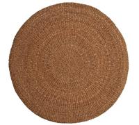 AUBRY GASPARD - Tapis Rond en Jonc de Mer Naturel Siz - Ø 150 cm - Tressage Artisanal - Tapis Intérieur - - Parfait pour Ajouter Une Touche Naturelle à Votre Décoration d'Intérieur