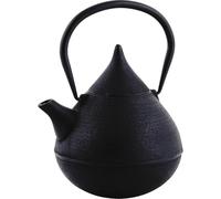 AUBRY GASPARD - Théière en Fonte Noire 11 L avec Infuseur Intégré - Design Élégant - Parfaite pour Toutes Les Décorations - Compatible avec Plaques À Induction - Noir - 11 L