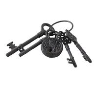 AUBRY GASPARD - Trousseau De Clés en Fonte Naturel - Dimensions 8X3,5X23 cm - Design Élégant et Durable - Facile À Installer - Idéal pour Organiser Vos Clés - Couleur Naturelle - Taille Compacte