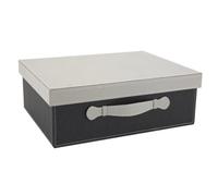 AUBRY GASPARD - Valise en Polyuréthane Texturé Bicolore Dimensions 34X26X12 cm - Design Moderne avec Surpiqûres - Idéale pour Courts Séjours - Couleur Naturel