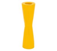 AUBRY GASPARD - Vase Décoratif Paulownia Orange - Design Élégant Léger - Idéal Fleurs Séchées Décoration Intérieure - Dimensions Optimales - Apporte Touche Chaleureuse